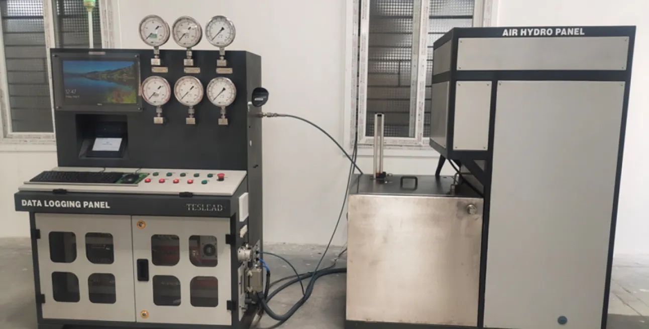 High Pressure Hydro & Gas Test Stand